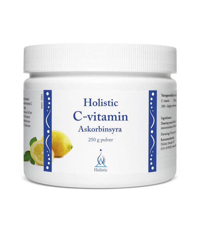 Holistic C-vitamin Askorbinsyra från Holistic – pulver