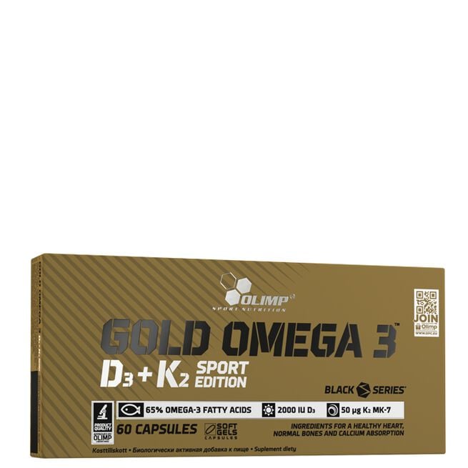 Gold Omega 3 D3+K2 Sport Edition 60 kapslar från Olimp Sports Nutrition – kapslar