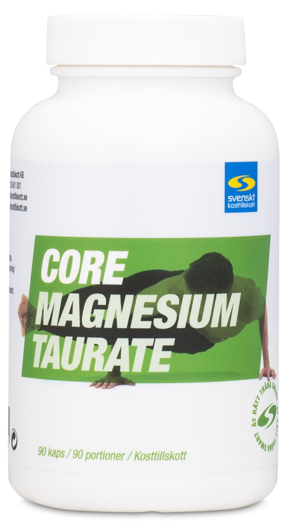 Core Magnesium Taurate från Svenskt Kosttillskott – pulver