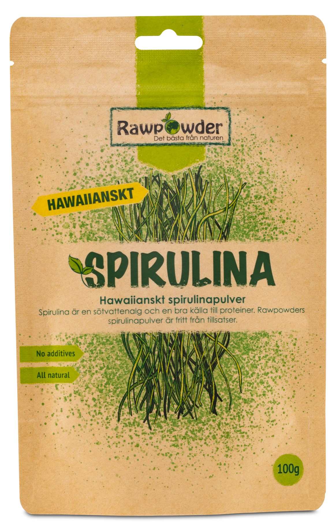 Rawpowder Spirulina Pulver Hawaii från RawPowder – pulver