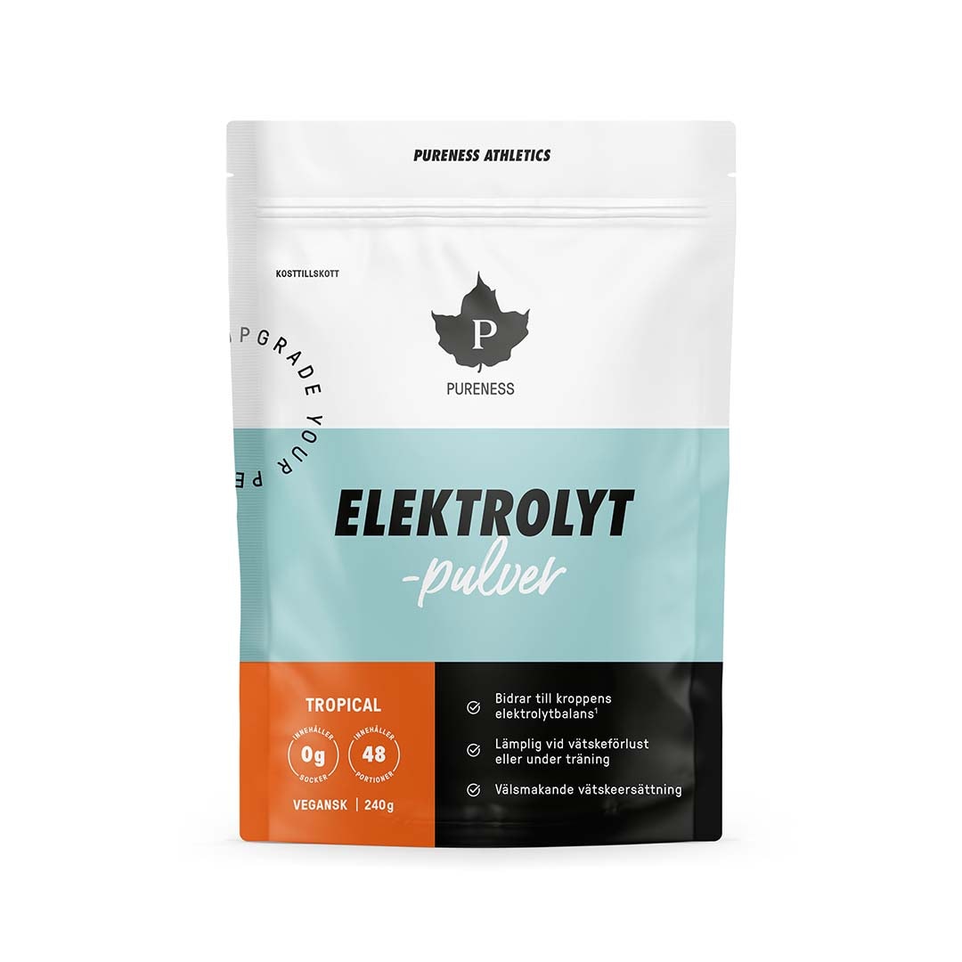 Elektrolytpulver Tropical 240g från Pureness – pulver