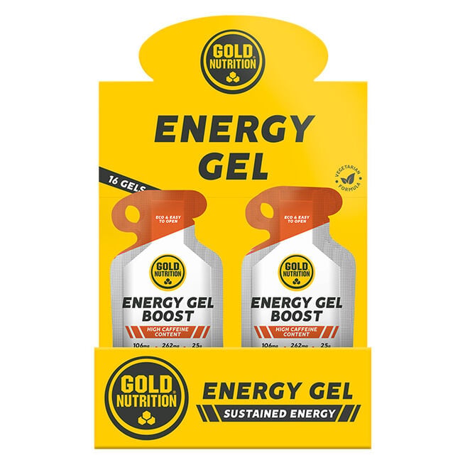 16 x Energy Gel Boost 40 g från Gold Nutrition – gel