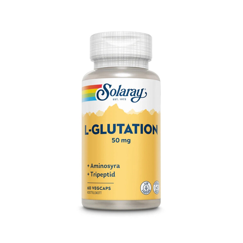 L-Glutation 50mg 60 kapslar från Solaray – kapslar