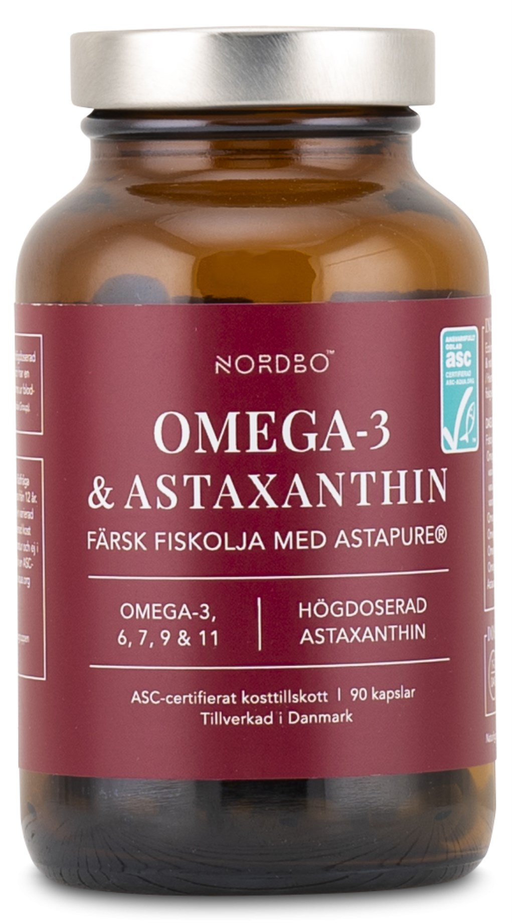 Nordbo Omega-3 & Astaxanthin från Nordbo – kapslar