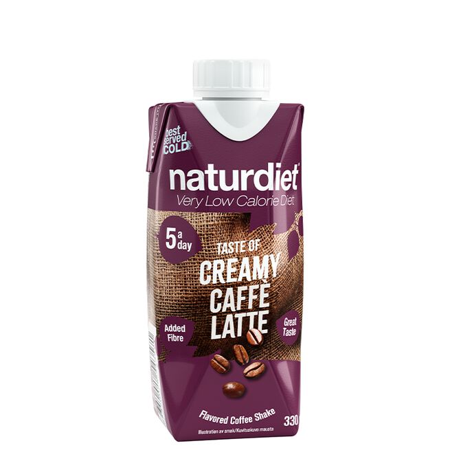 Måltidsersättning Shake Caffe Latte 330 ml från Naturdiet – vätskor