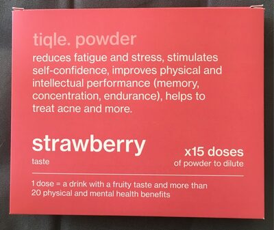 Tiqle sticks boisson goût fraise från Tiqle – pulver